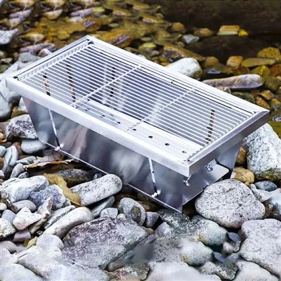 Kolayca Monte Edilen Katlanır Kamp Taşınabilir Açık Hava Kömürlü Barbekü Izgarası